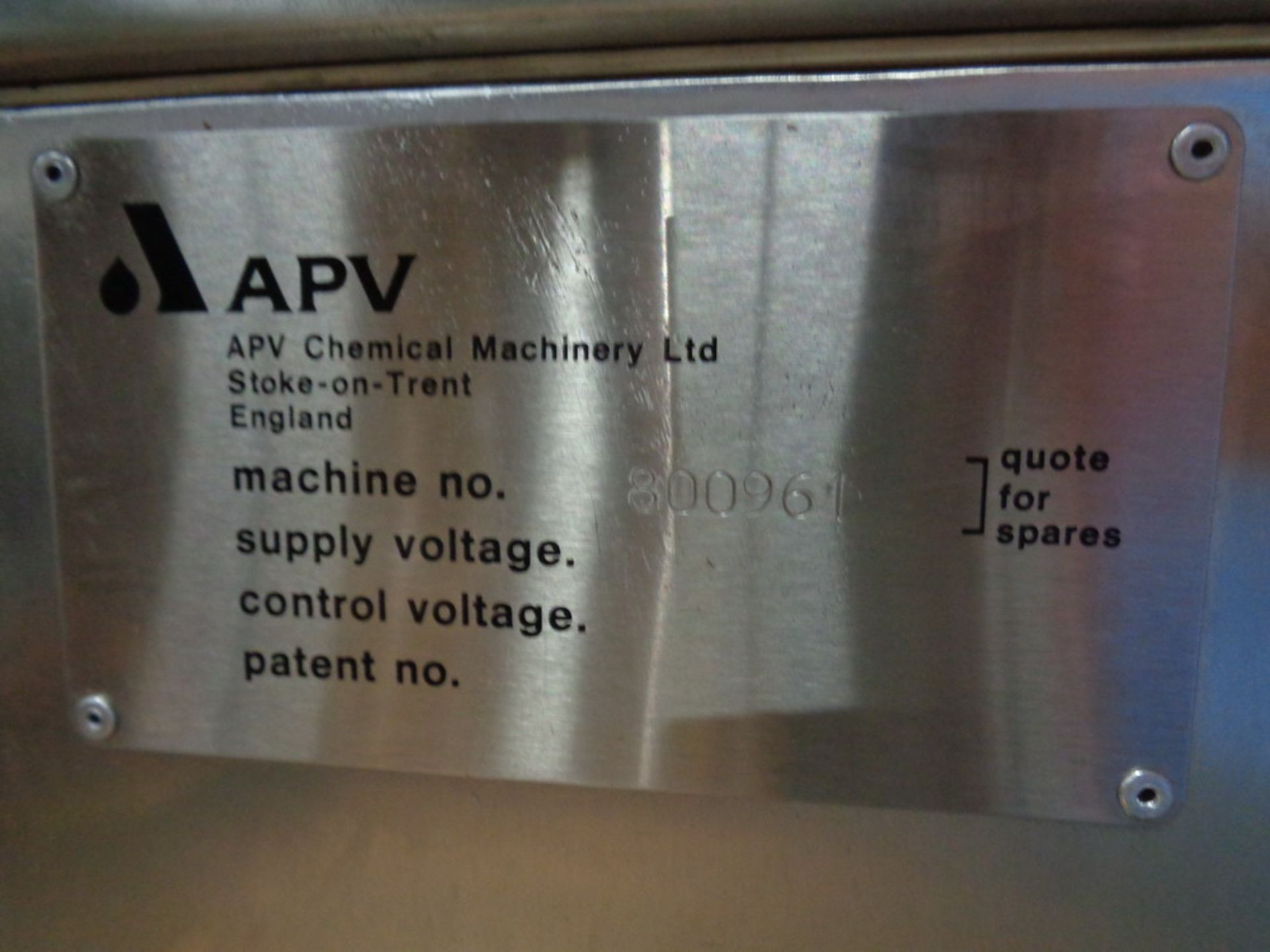 APV/Baker Perkins 1 Liter Laboratory Vertical High Shear Jacketed Mixer, Model Novamix, S/N 800961. - Image 6 of 8