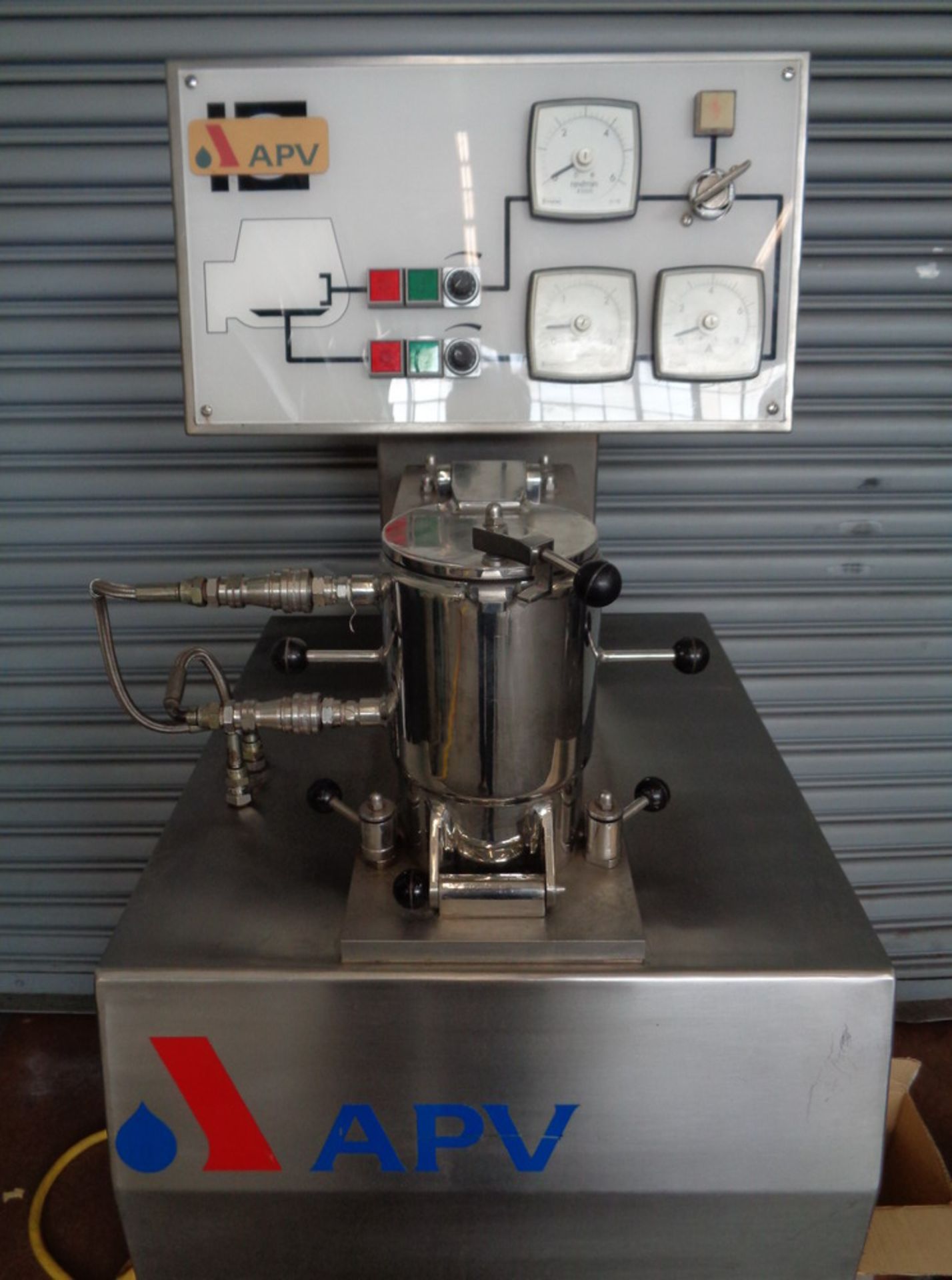 APV/Baker Perkins 1 Liter Laboratory Vertical High Shear Jacketed Mixer, Model Novamix, S/N 800961. - Image 2 of 8