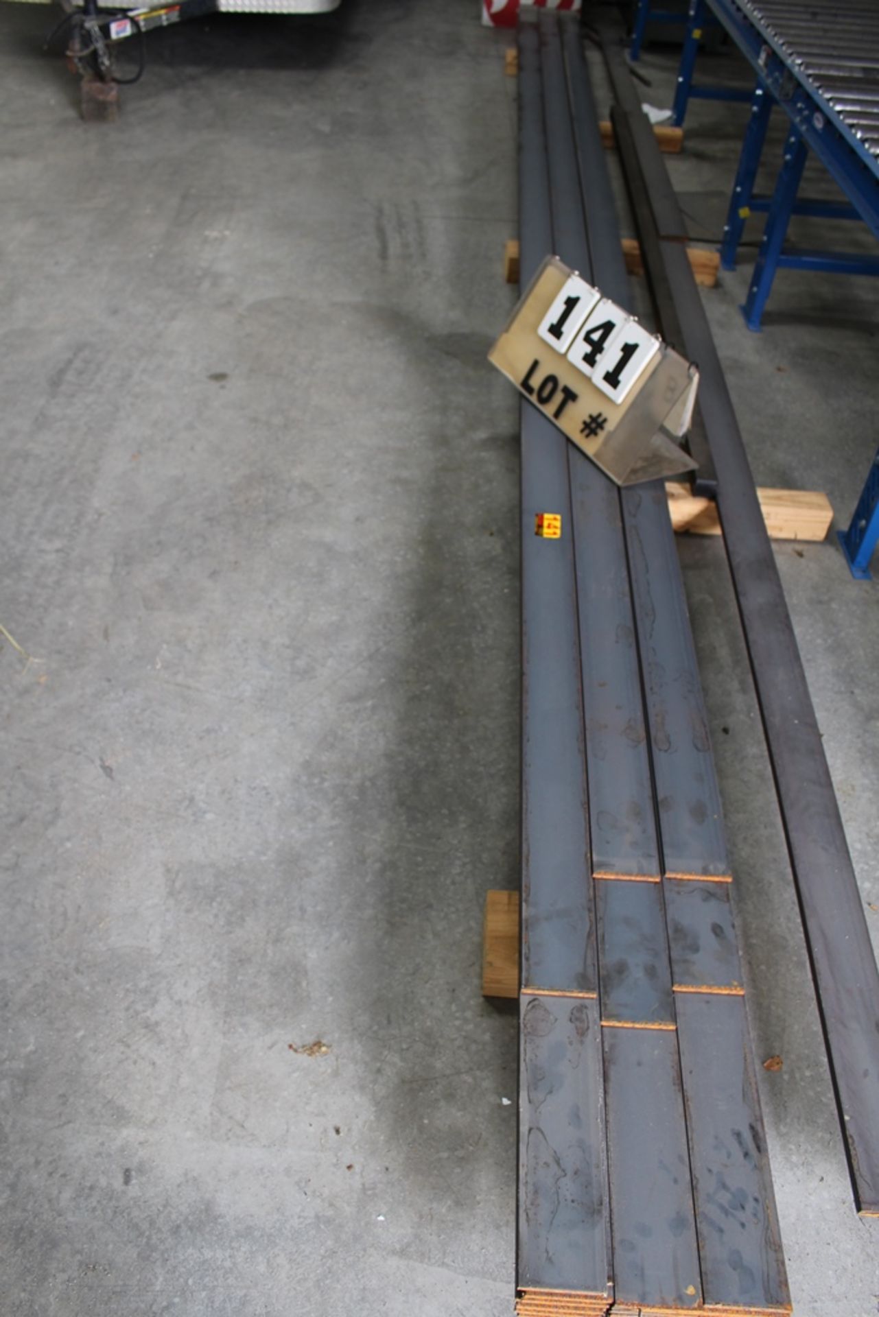 Approx. 20 Pcs. of 20' x 4" x 5/16" Flat Bar w/Other Misc. Pieces of Various Lengths