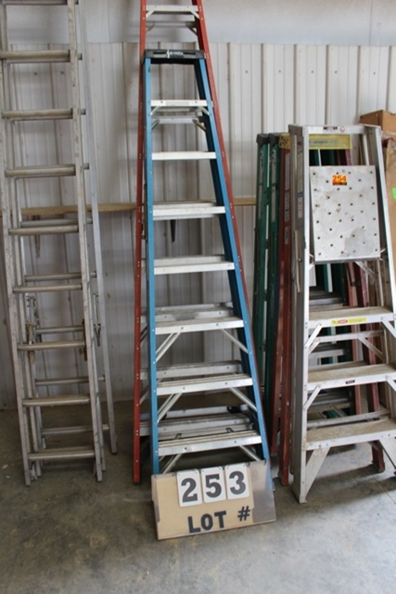 (2) Werner Fiberglass Ladders - 8' & 10'