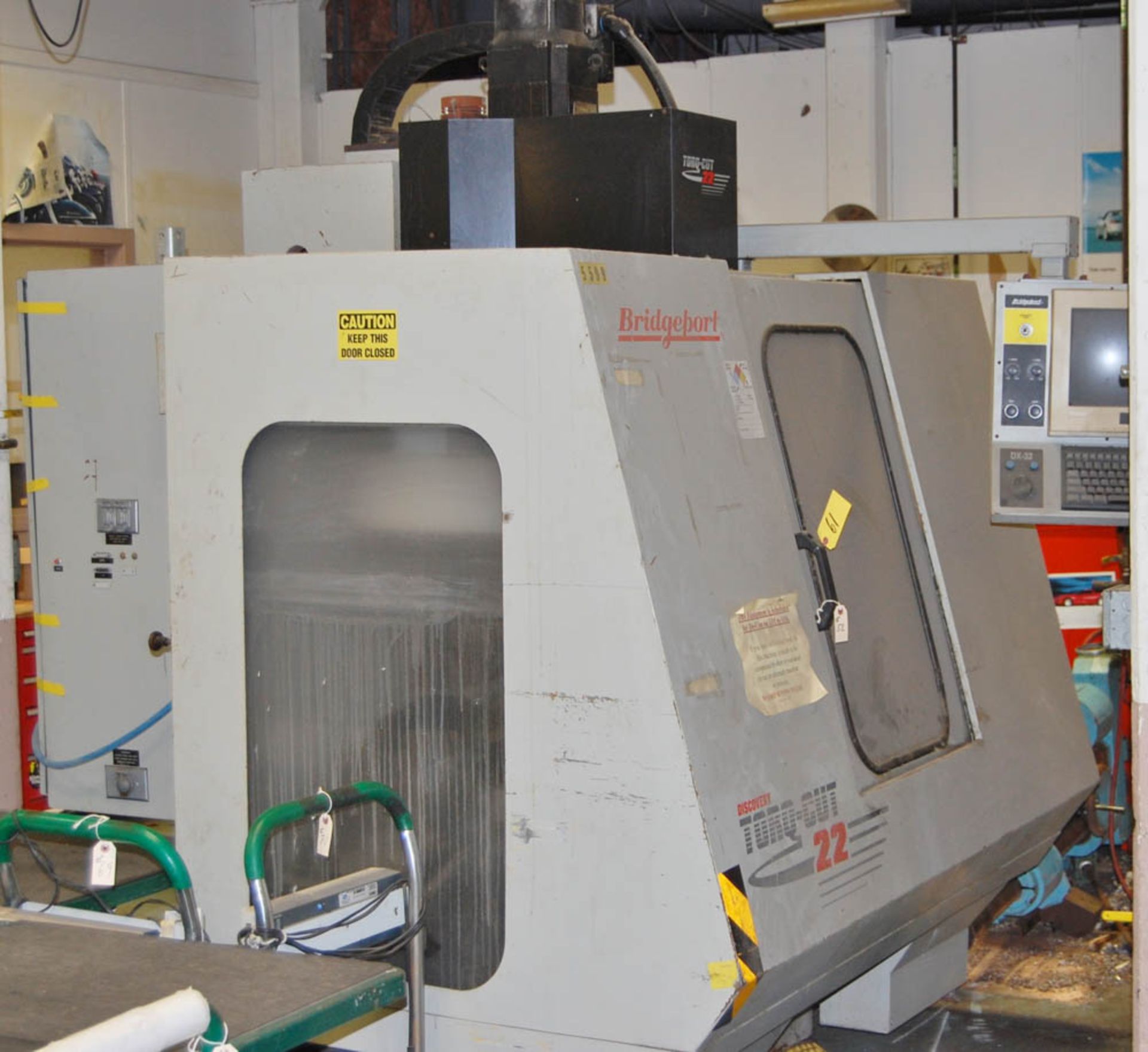 BRIDGEPORT MDL. TORQUE-CUT 22, CNC VERTICAL MILL, S/N: N/A, ASSET #: 161318