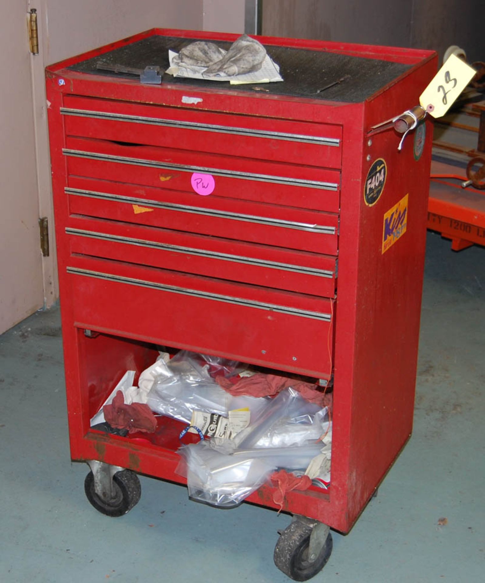 TOOL CART, 5 DRAWERS