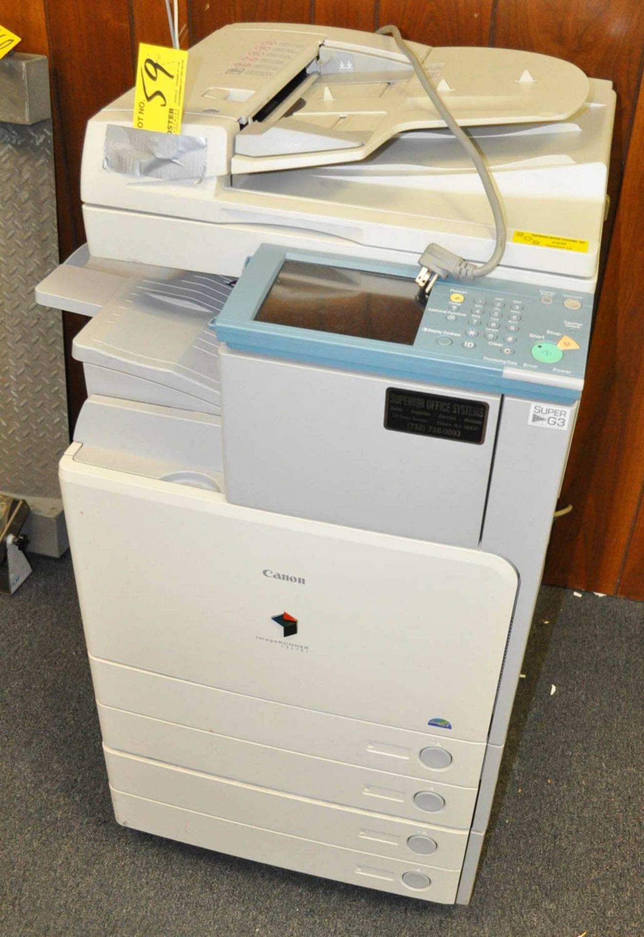 CANON MDL. C31701 IMAGE RUNNER COPY MACHINE