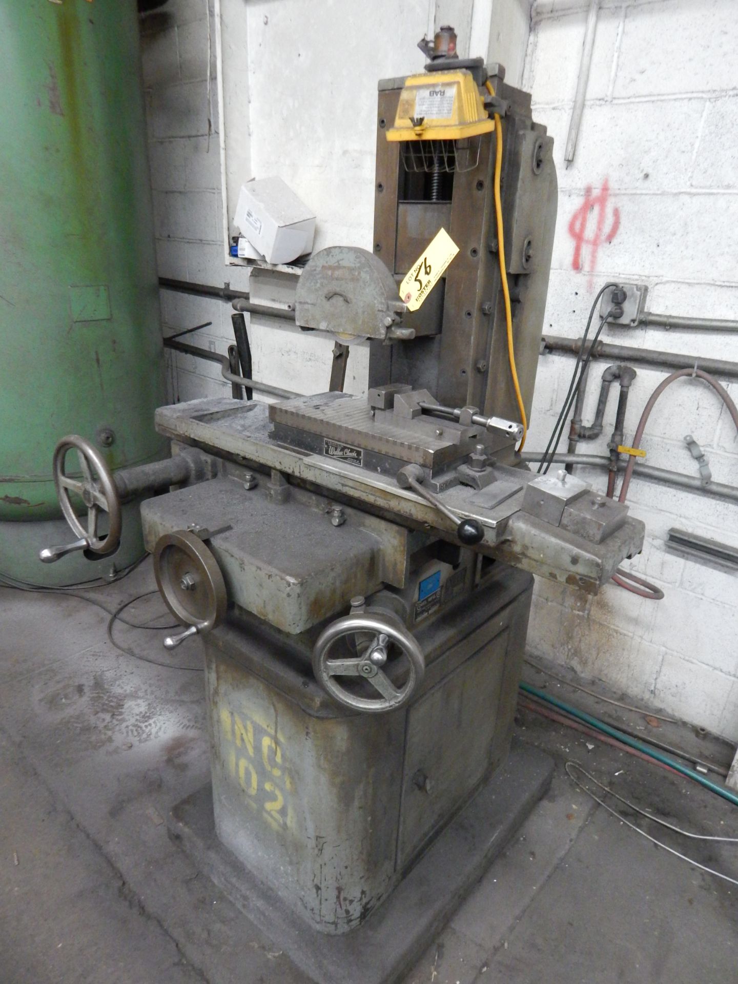 COVEL MDL. 7A 6'' X 12'' HAND FEED SURFACE GRINDER, WITH 6'' X 12'' CHUCK, S/N: 1164