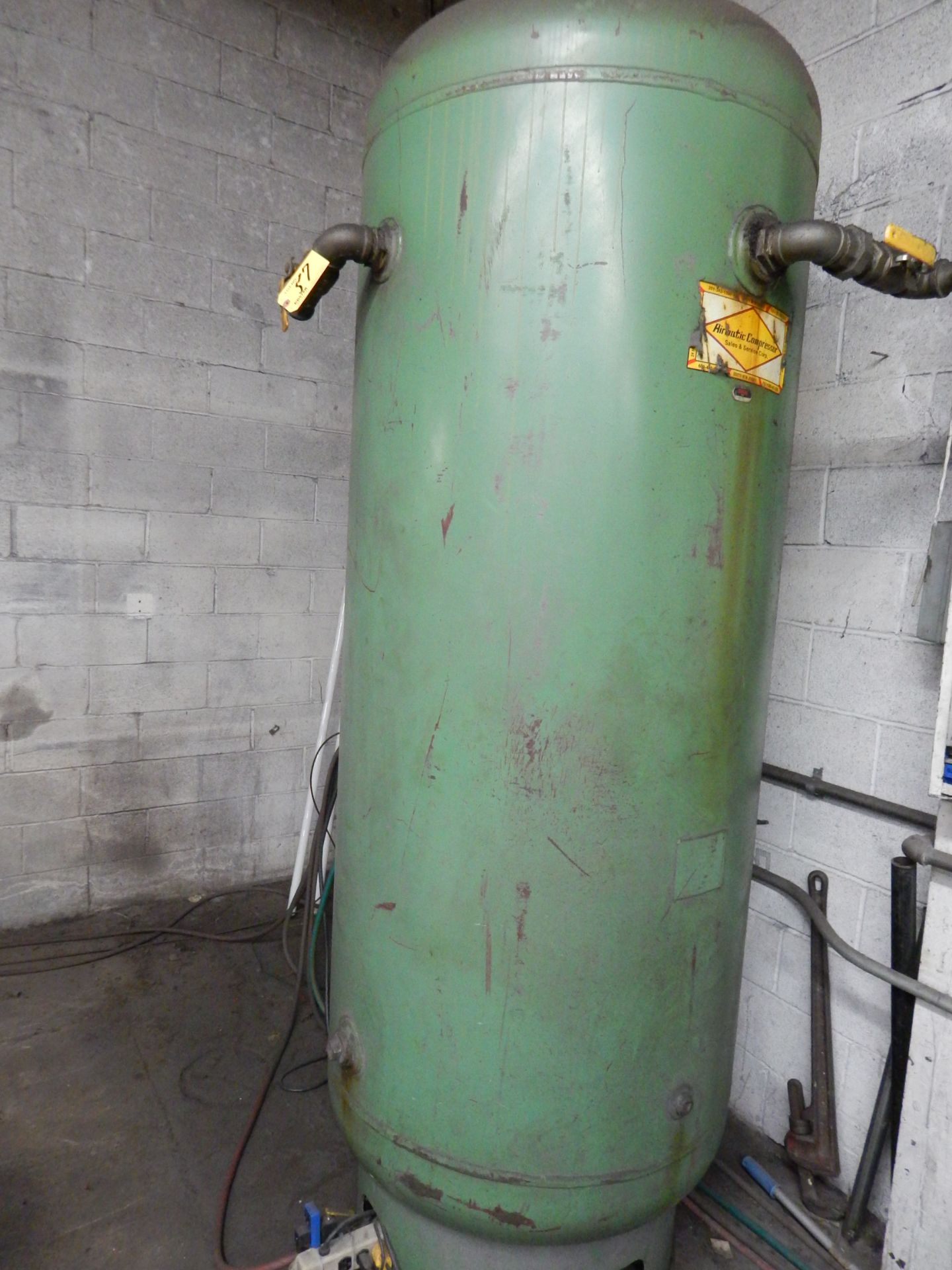 STEELFAB AIR STORAGE TANK, MAWP 137 PSF & 450-DEGREES, MDMT-20 & 137-PSI, S/N: 50697