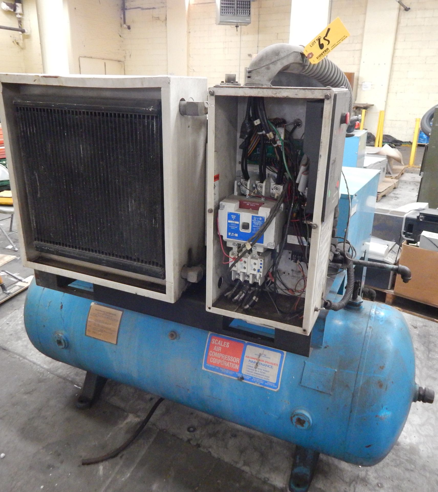 INGERSOLL RAND MDL. H4HH-5P 40HP ROTARY SCREW TYPE AIR COMPRESSOR, 125-PSIG, INTELLISYS CONTROLS,