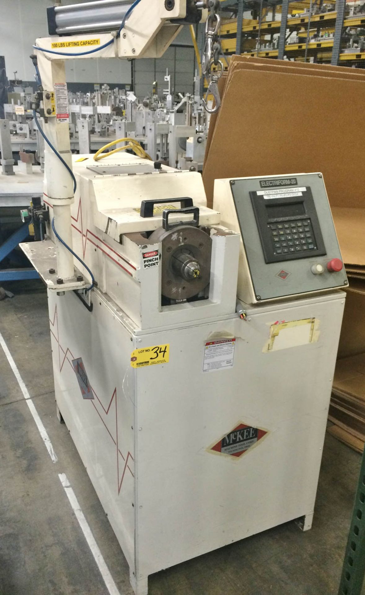 MCKEE MDL. EF-20-ER TUBE SIZER, S/N: 81211 [TAG #2044]