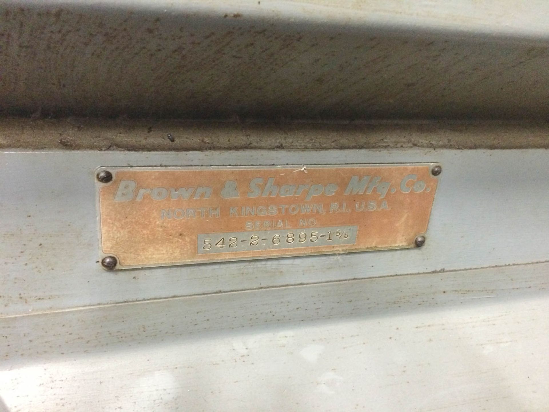 BROWN & SHARPE SCREW MACHINE, S/N: 542-2-6895 [TAG #510] - Image 3 of 4