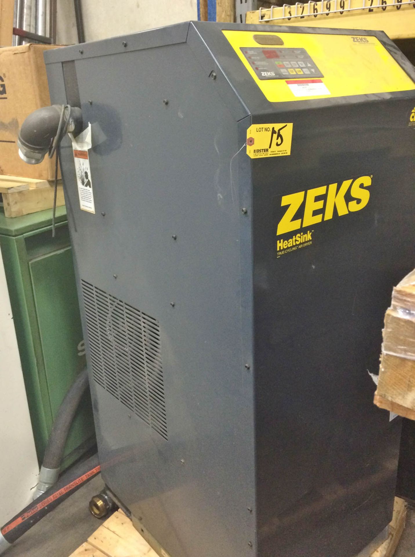 ZEKS HEAT SINK TRUE-CYCLING AIR DRYER, S/N: N/A [TAG #2927] - Image 3 of 3