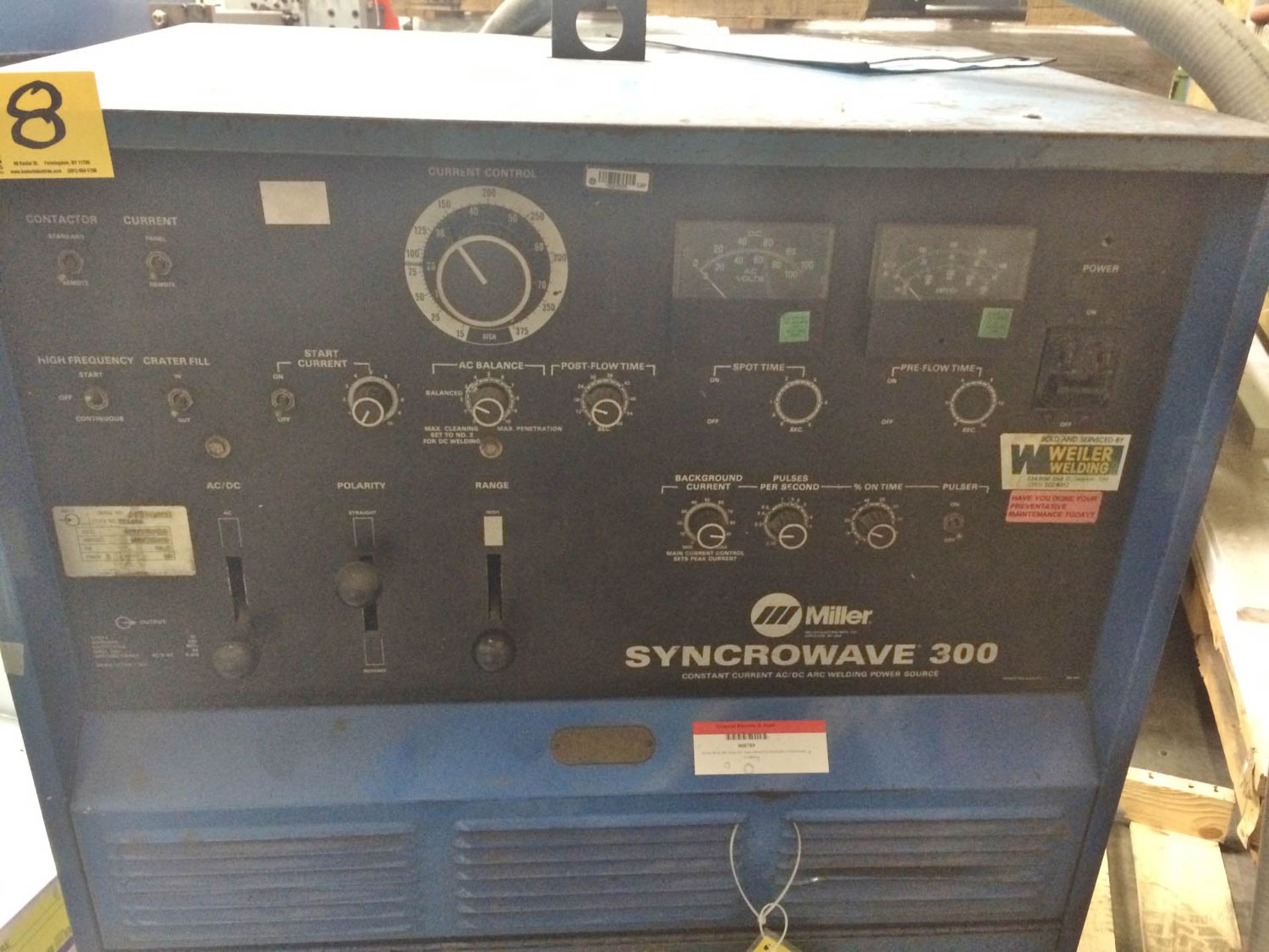 MILLER MDL. SYNC 300 WELDER, S/N: JJ326461 [TAG #805] - Image 2 of 4