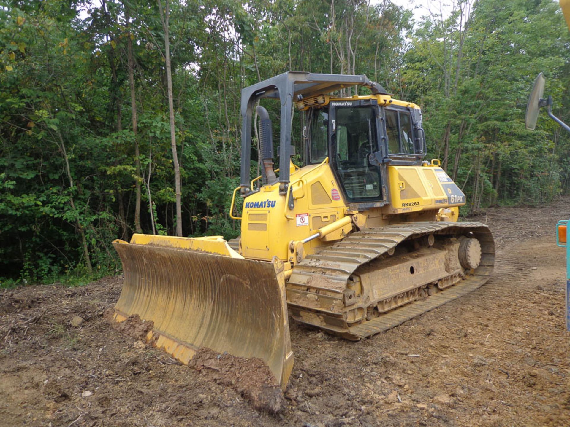 2014 KOMATSU MODEL D61-PX-23 CRAWLER DOZER, 34" WIDE TRACKS, EROPS, RADIO, A/C, 12' KOMATSU MODEL