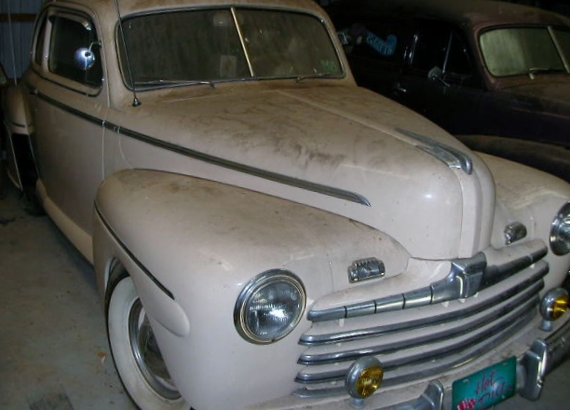 Up For Auction is: 1946 Ford Coupe - Flathead V-8 - 3 Sp Trans - Overdrive - Duel Exhaust - Fog - Image 13 of 31