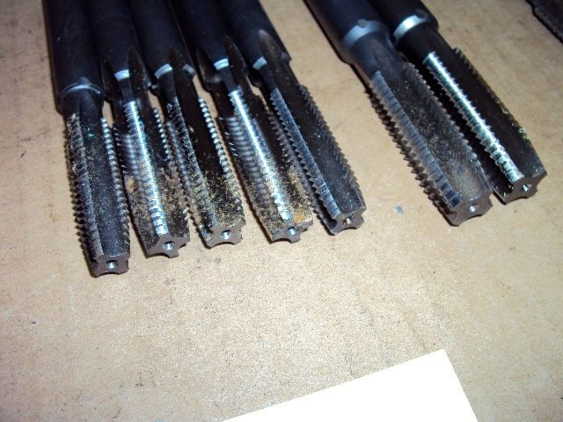 (12) Assorted Long Pulley Taps (1) 3/4” - 10, (2) 5/8” - 11, (5) 1/2” - 13 (2) 3/8” - 16, (2) 5/6” - - Image 3 of 4