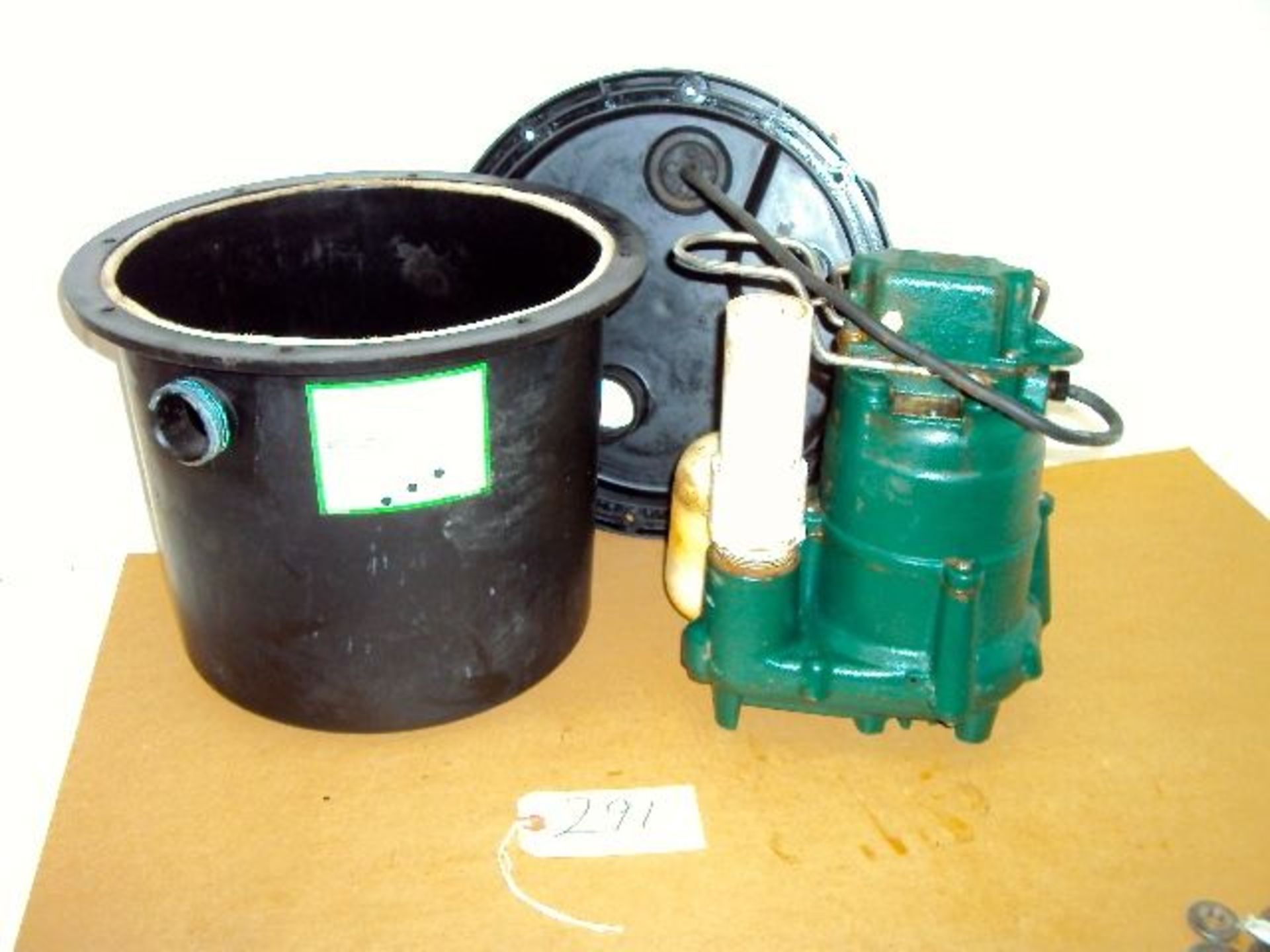 Zoeller M98-B Sump Pump and Holding Tank /291