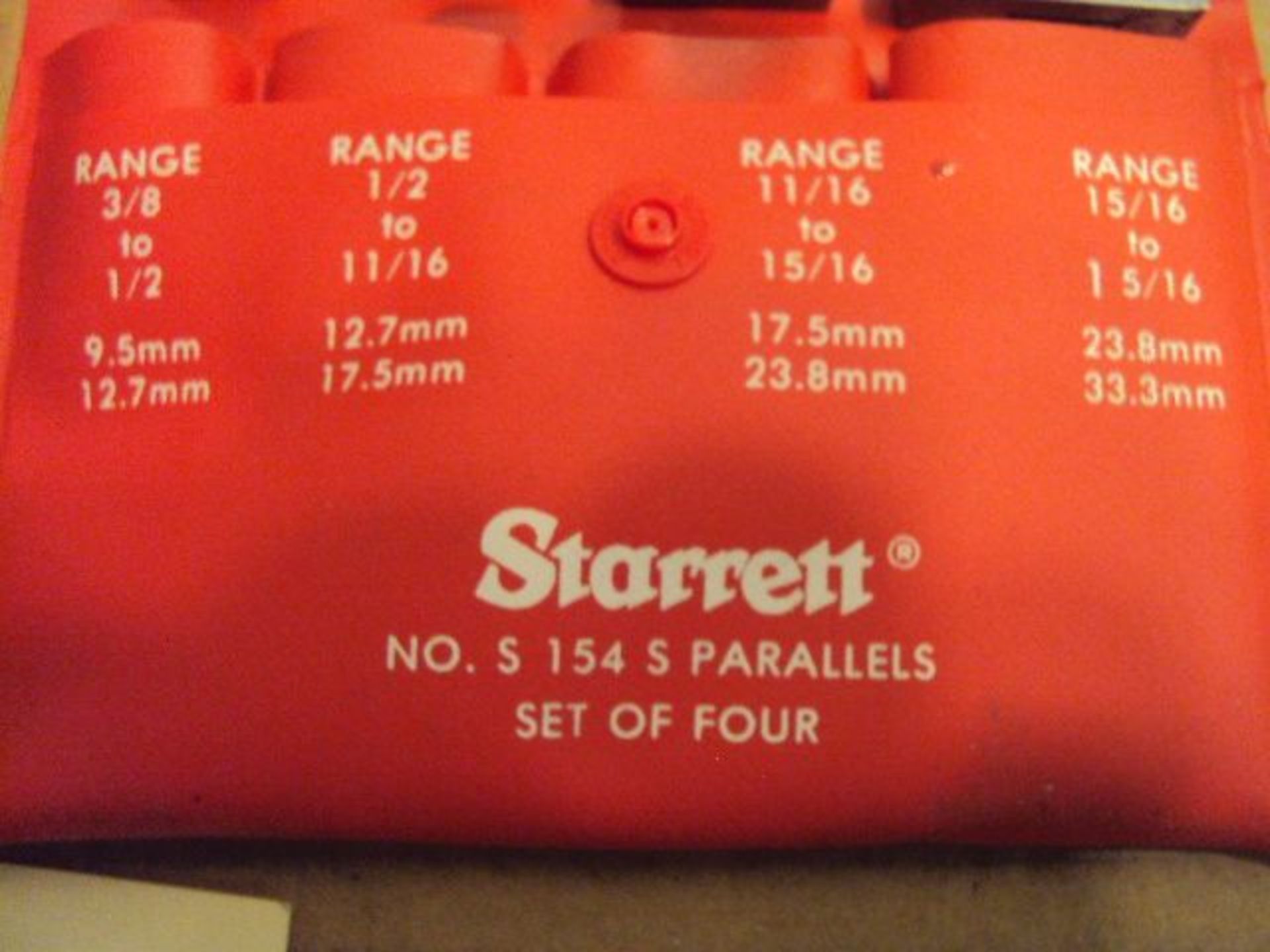 Starrett S154SZ Adjustable Parallel Set - Image 3 of 5