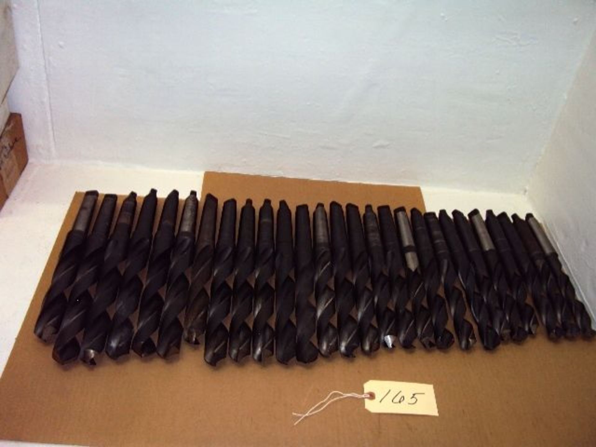 (28) MT4 Taper Shank HSS Drills 1-1/16” to 1-1/2” by 64ths - No Repeats - missing 1-17/64