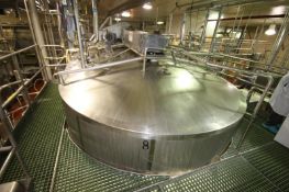 Damrow 50,000 lbs. Double O Enclosed Jacketed S/S Cheese Vat,  with Upgraded 5 hp Agitation, (2)