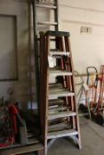 Assorted Ladders - (3) 6 ft. A-Frame and (1) Extension