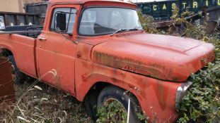 1956 Ford F-250 Pick-Up VIN #F25K7N23156 with V-8 Engine,  2-Barrel Carburetor, 2-Wheel Drive,