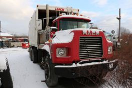 1990 MACK Garbage Truck, Equipped with The Leach Packmaster, Model 2RII-31yd, S/N 2R11-3969,
