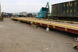 Brechbuhler Aprox. 200,000 lb. Capacity Apox. 11 ft. Wide x 70 ft. Long Above Ground Truck Scale,