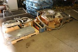 (3) Pallets Assorted Electrical Boxes, Condulet, Supplies, Light Fixtures and Electrical Wiring