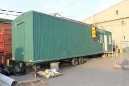 Aprox 37 ft. Long x 9 ft. Wide Trailer, Was Used for Truck Scale Attendant Office and Reception