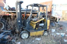 Yale Aprox. 4,000 lb. Propane Forklift, Type LP, S/N D354106 with 3-Stage Lift, 17,648 Metered Hours