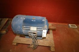 Leeson 100 hp / 50 hp Spare Homogenizer Motor, 1770/860 RPM, 230/460 V, 3 Phase (Tetra Homogenizer