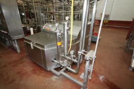 Tetra- Pak Homogenizer, Type ALH25, S/N 500125 with Valves, Piping and Controls, (Operated with 4,