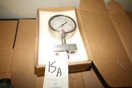 New Anderson 5000 psi S/S Homogenizer Gauge, S/N 1306328, Oil Filled