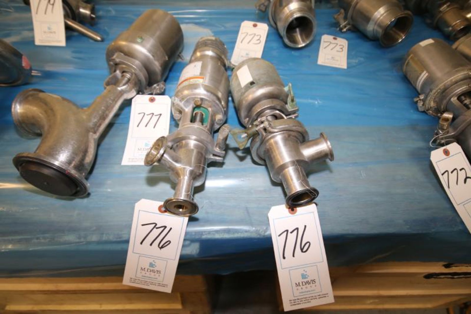 Tri-Clover 1-1/2" and 1" Clamp Type Throttling Valves