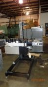 Quadrel Box Labeler with Sato Print and Apply Attachment, Model 033RS8485, S/N 58188-02, 110 V,