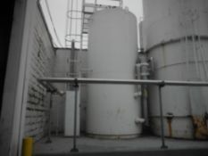 DAIRY CRAFT 6,000 GALLON S.S. REFRIGERATED VERTICAL SILO TANK, S.S. ALCOVE, HORIZONTAL MECHANICAL