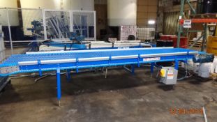 Never Used SpanTech Zero Pressure Accumulation Table Conveyor, with SEW Drive Dimensions: 30" by