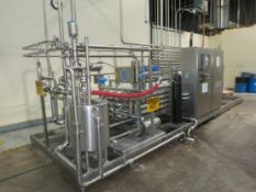 2006 Feldmeier Skid Mounted Pasteurizer, S/N S81106B, Includes 62-Pass Jacketed Tubes, 50-Gallon