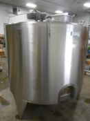 Tetra Tak 650 Gallon S/S Processing Tank, 2HP Motor, Right Angle Reduction, Top Agitation, 2.5"