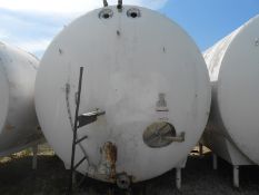 6000 Gallon Holding tank, Needs Work, Possibly Food Grade, Jacket Leaks  (Located in Wisconsin)***