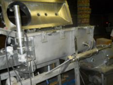 Custom Cheese Cooker, S/N 3509, Single Screw Process Cheese, On SS Tube Frame, Vacuum Cover,