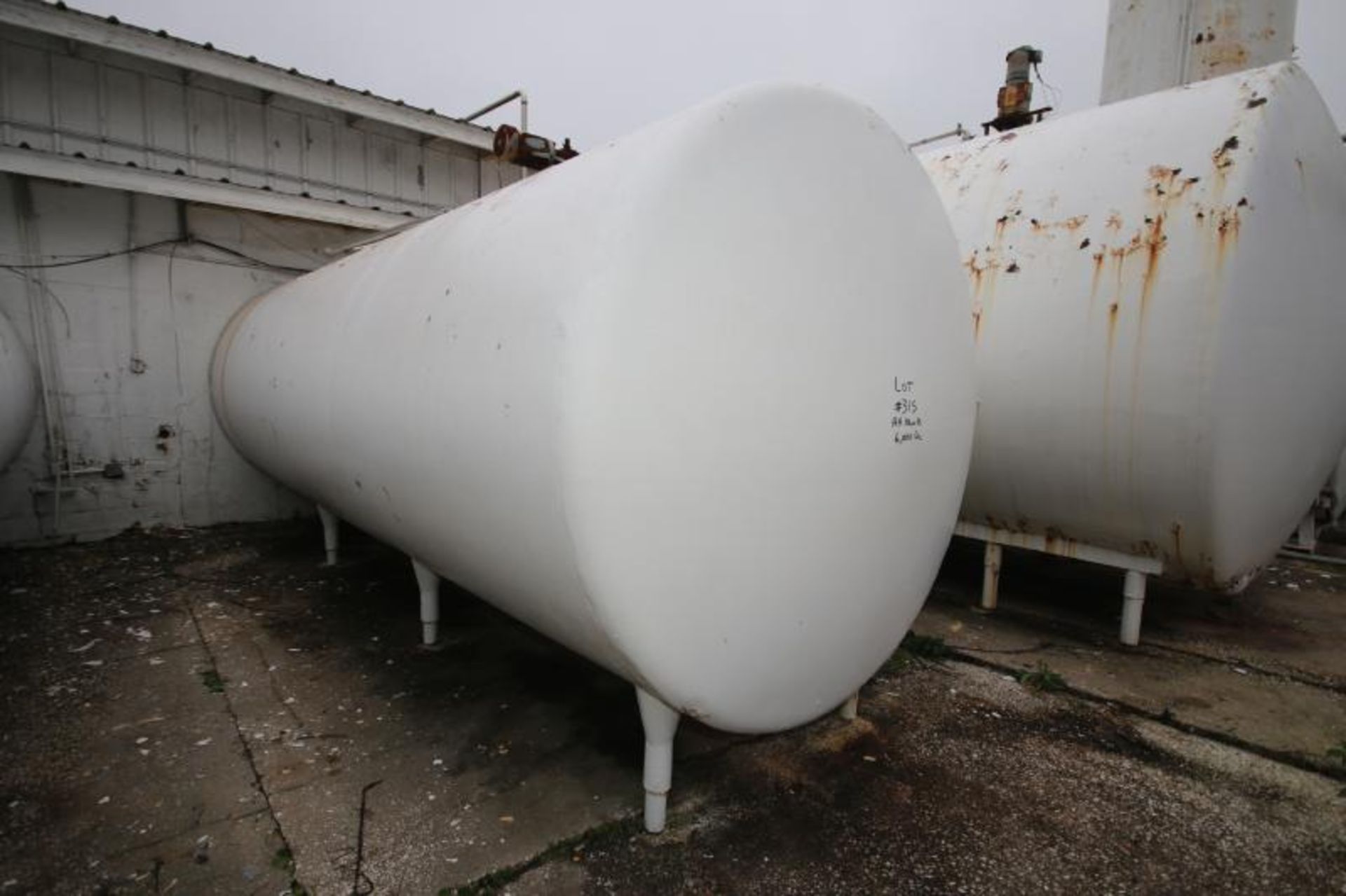 A. H. Arnold 6,000 Gal. Horizontal Insulated S/S Tank, S/N 5948 with S/S Front, Level Sensor and
