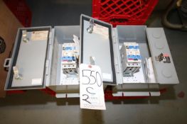 Cutler Hammer Nema Size 1 Starters, Mounted in Control Boxes #ECA0118F3A