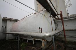 Mueller 14,000 Gal. Horizontal Insulated S/S Tank with Vertical Dual Agitator, Level Sensor and S/