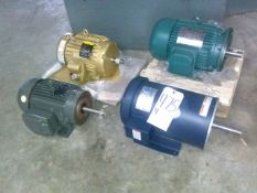 New, Out of Box Motors, Includes (2) Leeson, (1) Weg, (1) Baldor, hp Ranging from 2-7 1/2, RPM