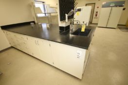 Hamilton Aprox. 131" L x 62" W x 37-1/2" H Center Island Double Sided Laboratory Cabinet System with