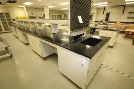 Hamilton Aprox. 303" L x 37" H Center Island Double Sided Laboratory Cabinet System with Aprox.