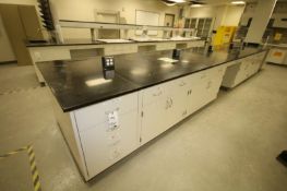 Hamilton Aprox. 303" L x 36-1/2" H Center Island Double Sided Laboratory Cabinet System with