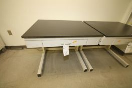 Hamilton Aprox. 36" L x 30" W Acid Resistant Top Lab Desk with Adjustable Height and Drawer (Located