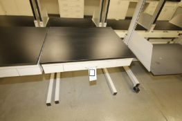 Hamilton Aprox. 36" L x 30" W Acid Resistant Top Lab Desk with Adjustable Height and Drawer (Located