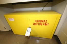 Fisher Hamilton 2-Door Flammable Storage Cabinet - Aprox. 42" L x 18" Deep x 24" H (Located Lab #5)
