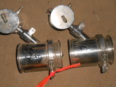 Air Actuated S/S Butterfly Valve,  4" (Located in Wisconsin)***ULLS***